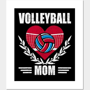 Volleyball Mom Coach Player Posters and Art